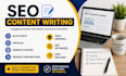 write SEO content, blogs, articles, and website copy