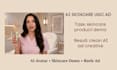 create ai ugc video ads for beauty brands