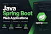 develop custom java spring boot web applications and rest apis