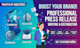 distribute press release for ecommerce, real estate, technology, education