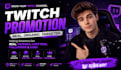 promote twitch channel for organic growth, real viewers, channel stream alerts