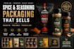 create premium spice packaging and food label design