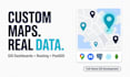 build a custom gis web maps using google maps or osm