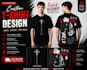 design trendy and unique tshirt graphics