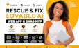 rescue fix supabase rls oauth stripe vercel base44 lovable bolt ai replit app