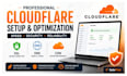 setup cloudflare SSL, CDN, dns, caching and website security