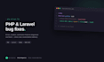 debug and fix your PHP laravel website issues