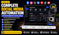 do complete social media automation for your website and social media