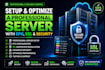 setup and optimize a professional server with epg, SSL and security
