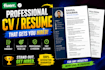 design a professional resume CV