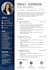 create a modern professional CV