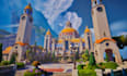 stylized low poly 3d game environment ue5 unity level design 3d scene game asset