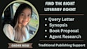 find literary agents, synopsis, write query letter, book proposal