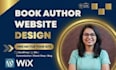 design author website, book author website, ebook website, author landing page