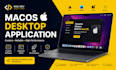 develop macos desktop app using swift, xcode, applescript, notarization
