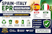 do spain italy epr registration, weee, packaging and amazon compliance