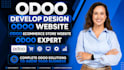 develop design odoo website odoo ecommerce store website and odoo expert