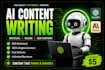 write ai content, articles, blogs using chatgpt and claude