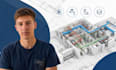 hvac layout plans, plumbing schematics, duct layout, mep drafting revit