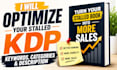 optimize your stalled KDP book keywords, categories and description