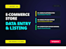 do accurate data entry and cross platform product listing