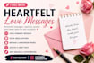write heartfelt love messages, romantic quotes and captions