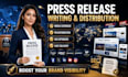 do press release writing and press release distribution