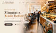 build squarespace restaurant website coffee shop website café website beverage
