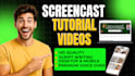 create screencast tutorial video, how to video, for website, app and saas
