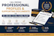 prepare professional profiles and supporting documents for eb1 o1 niw applicants