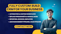 develop custom CRM software, web applications and erp in PHP