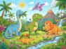 create design a dinosaur cartoon illustration arte