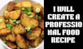 write original recipes, meal plans