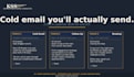 write a b2b cold outreach cadence you will actually send
