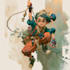draw children illustration, fantasy character design