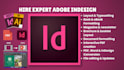 do adobe indesign book formatting and book layout design