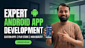 develop a custom native android app in kotlin or java
