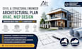 do civil and structural engineer, architectural plan, hvac, mep design in ny ky