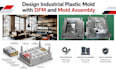 design industrial plastic mold with dfm and mold assembly