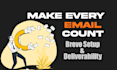 set up brevo SMTP, spf, dkim, dmarc and email deliverability