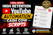 write high retention youtube automation cash cow scripts