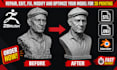 fix mesh, reverse engineering, repair 3d scan, cleanup stl to cad file