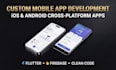 develop a custom mobile app for android and ios