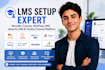 setup moodle, canvas, skyprep lms, absorb lms and online course platform