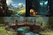 design 2d game concept art background and environment art