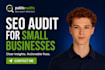 do a complete SEO audit with PDF report for small businesses