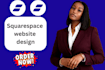 build a  squarespace web