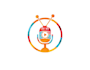 create a professional television, radio, and broadcast logo