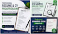 proofread and edit your resume and CV professionally
