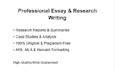 be your professional essay writer and research writer